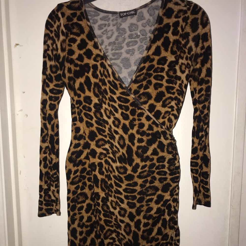 Used cheetah print dress